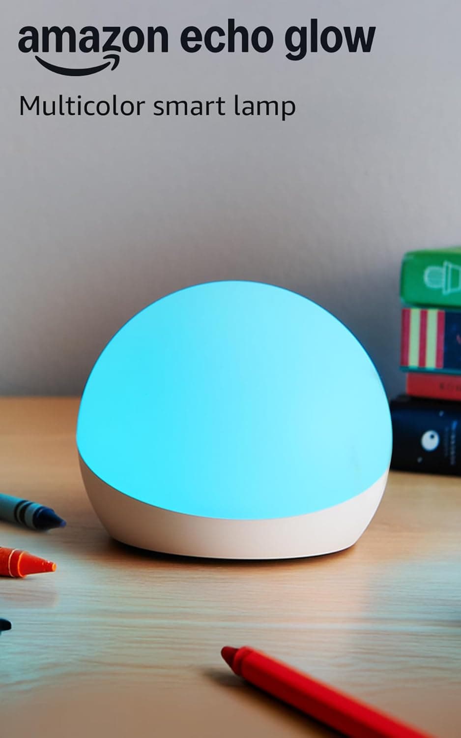 Echo Glow: Colorful Smart Lamp with Alexa Integration