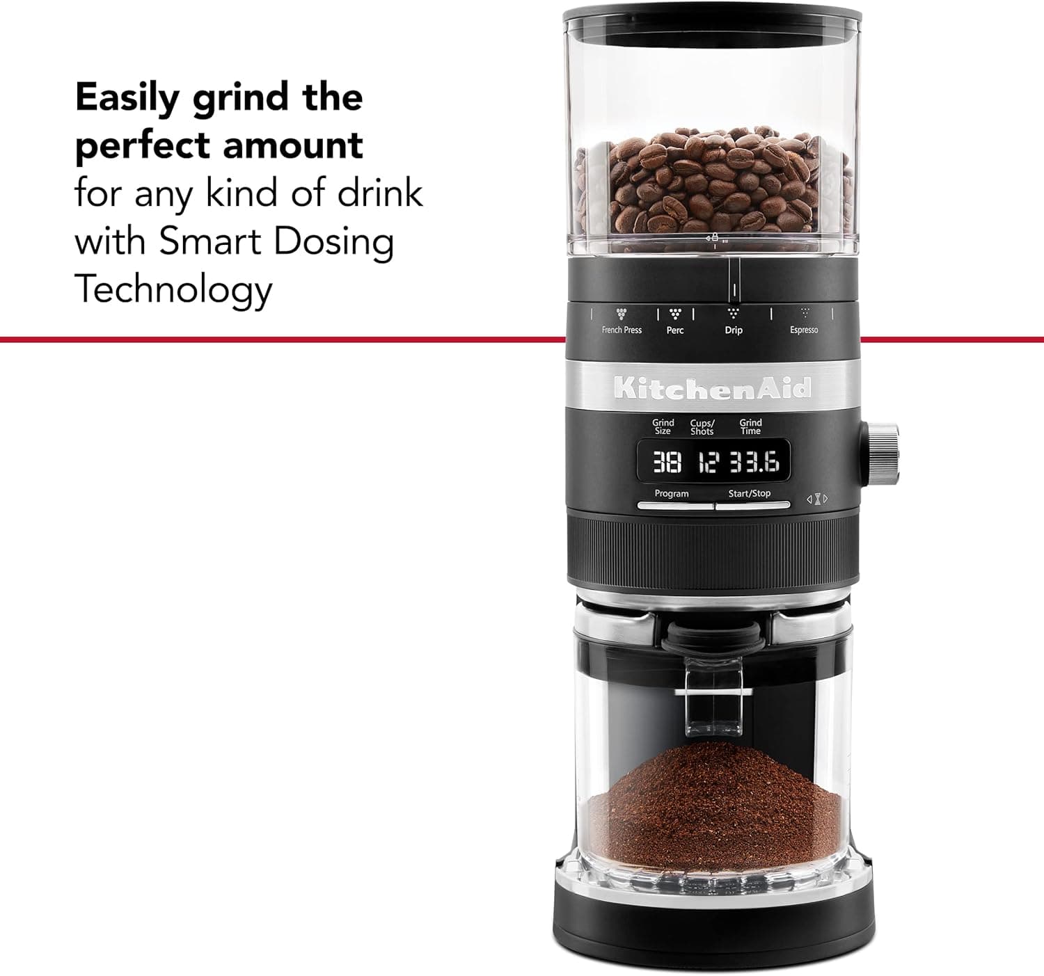 KitchenAid Burr Coffee Grinder - Precision Grinding Made Easy - image 2