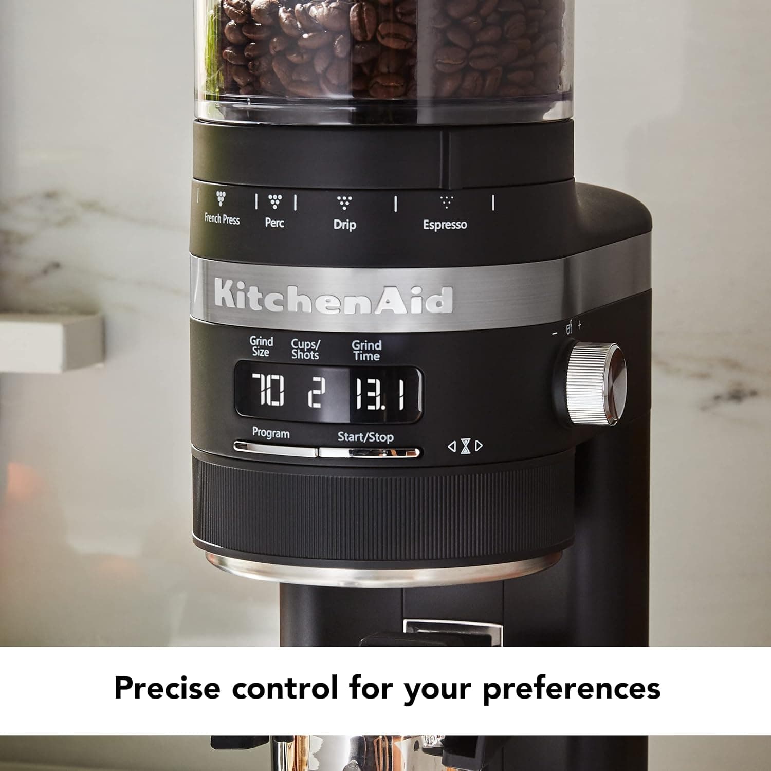 KitchenAid Burr Coffee Grinder - Precision Grinding Made Easy - image 4