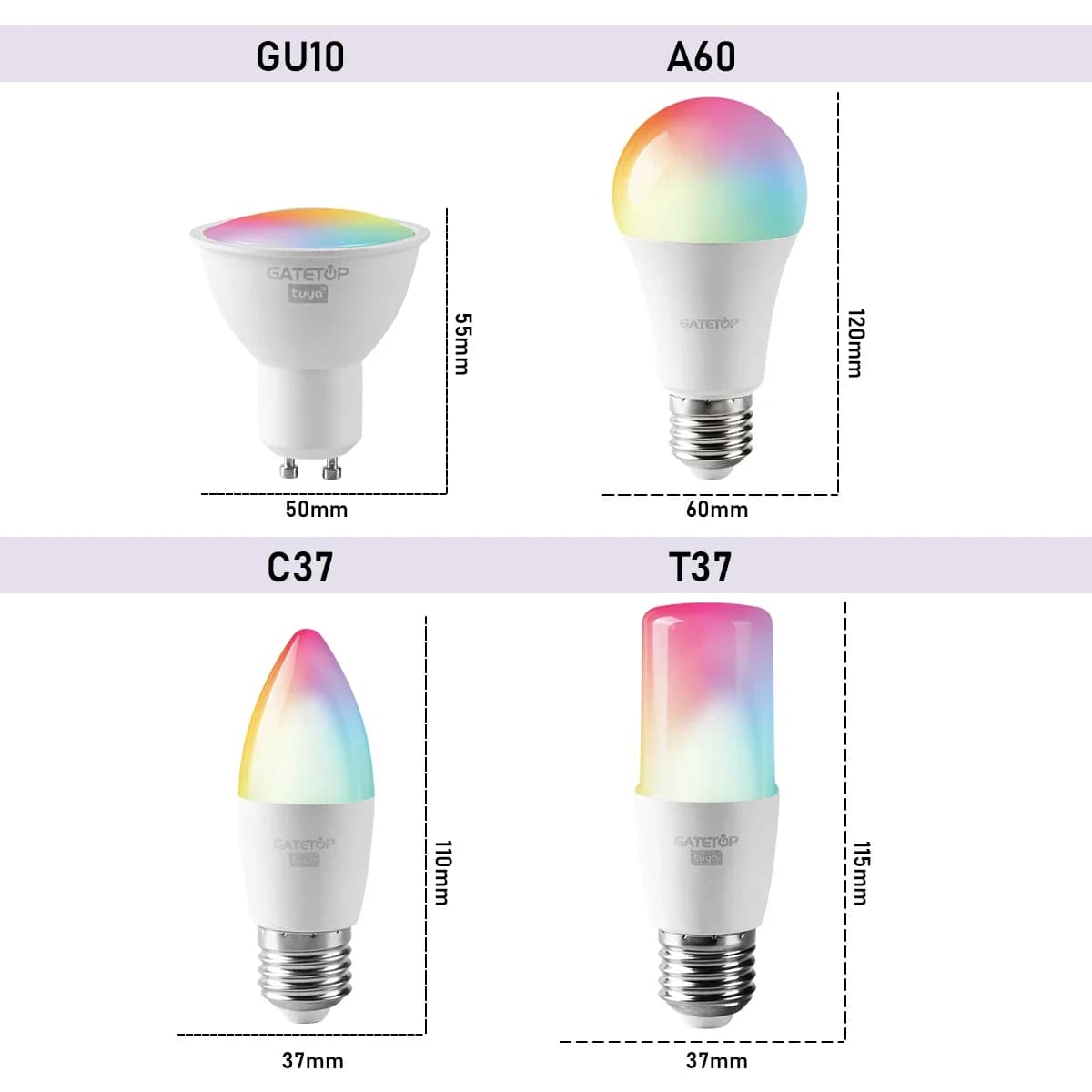 Tuya RGB Smart Bulb with WiFi Control - image 3