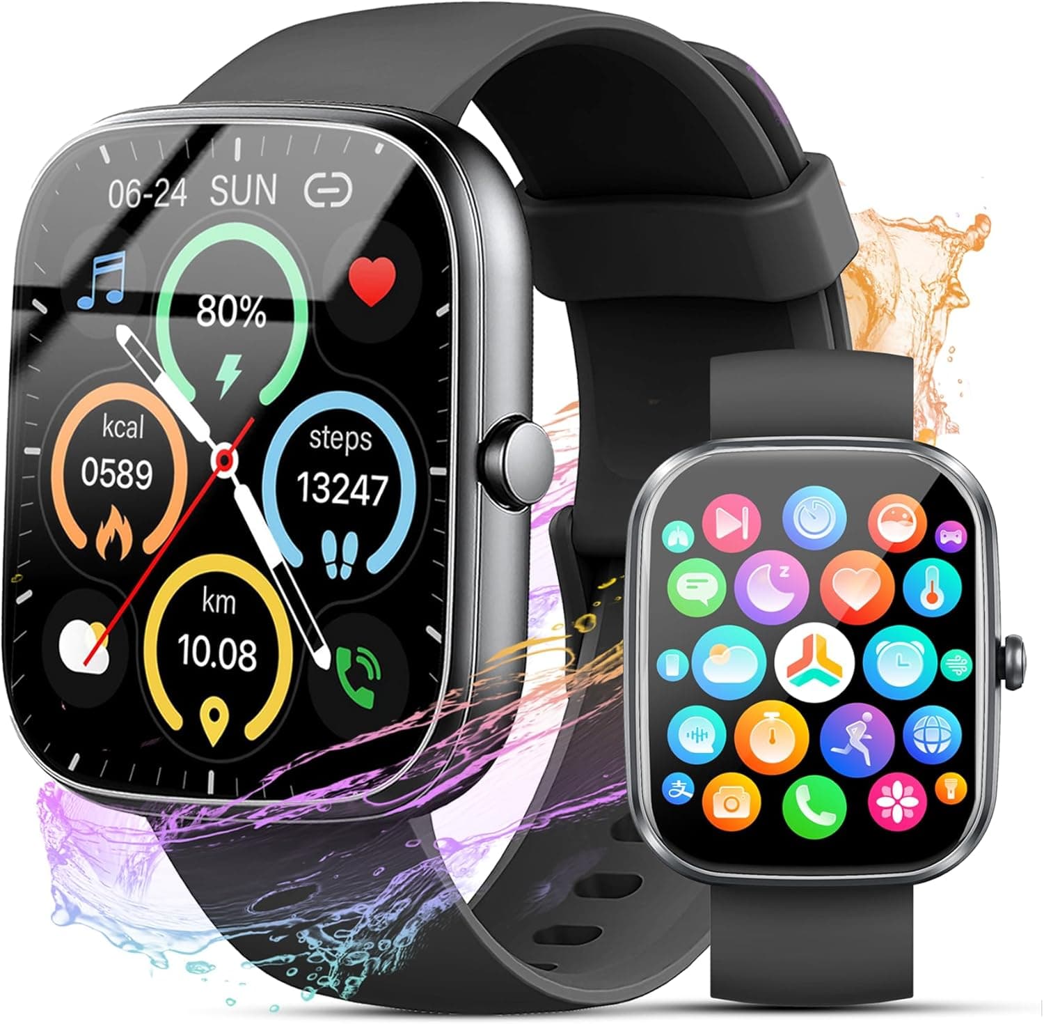 Versatile Smartwatch for Calls and Fitness Tracking