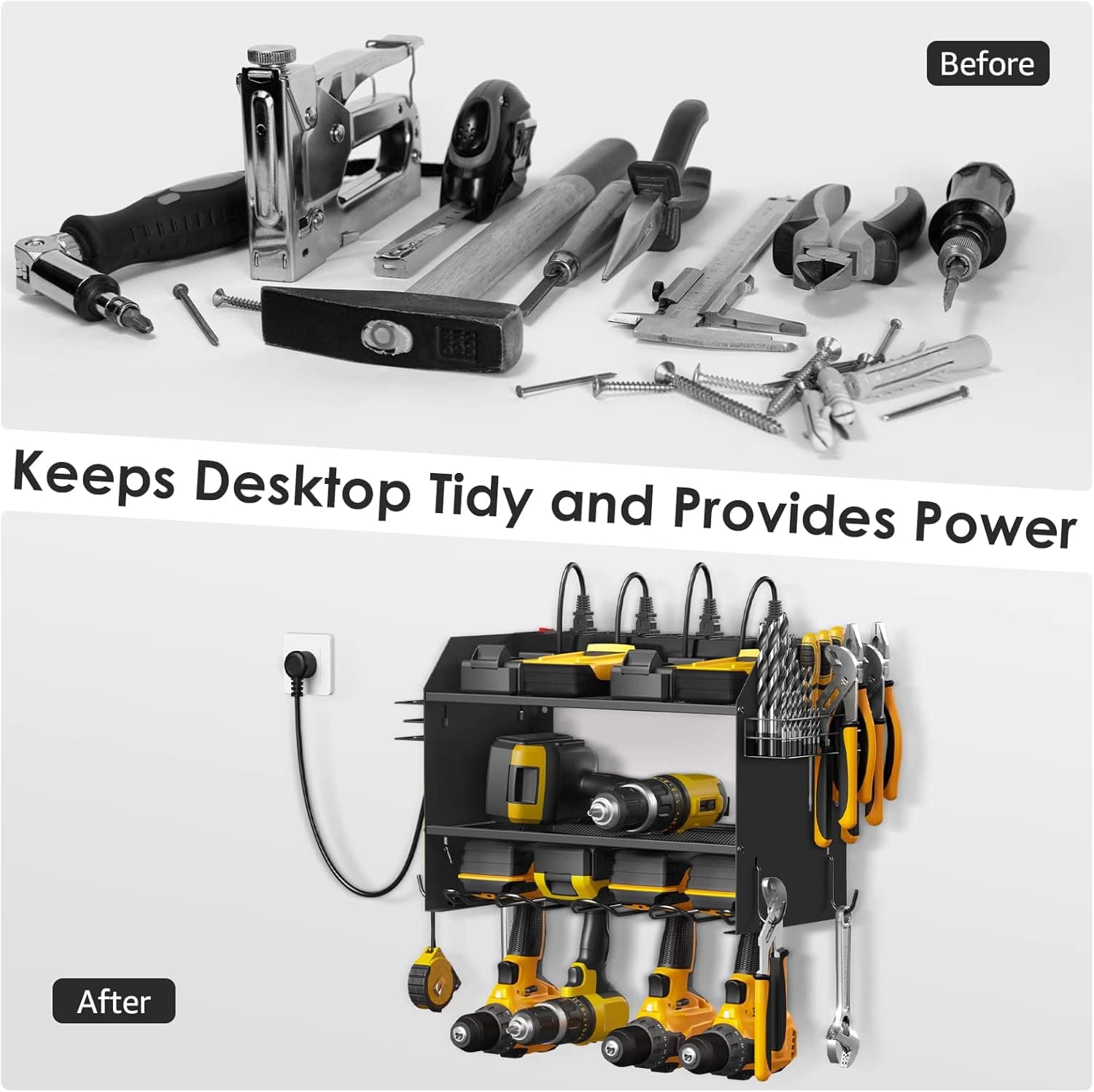 CCCEI Modular Power Tool Organizer and Charging Station - image 5