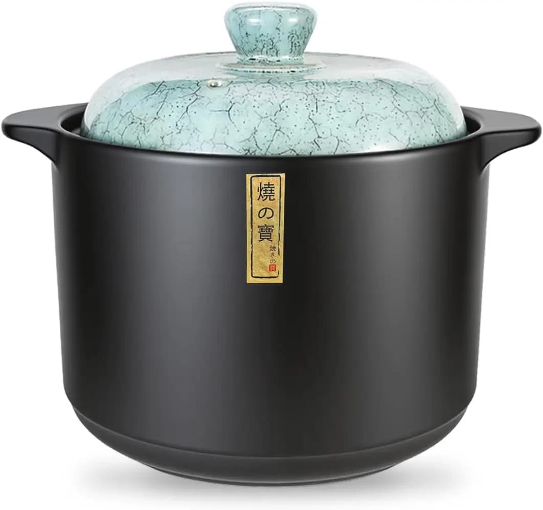 Premium Ceramic Stew Pot with Lid