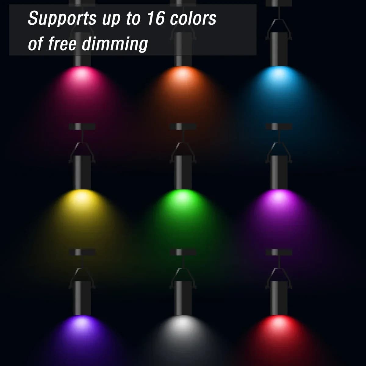 Smart RGBW LED Bulb Spotlight E27 E14 B22 GU10 - image 3