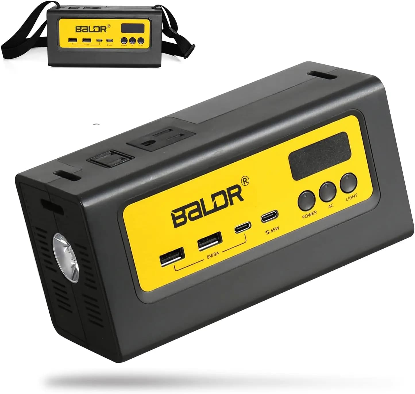 90Wh LiFePO4 Portable Power Station with AC Outlet