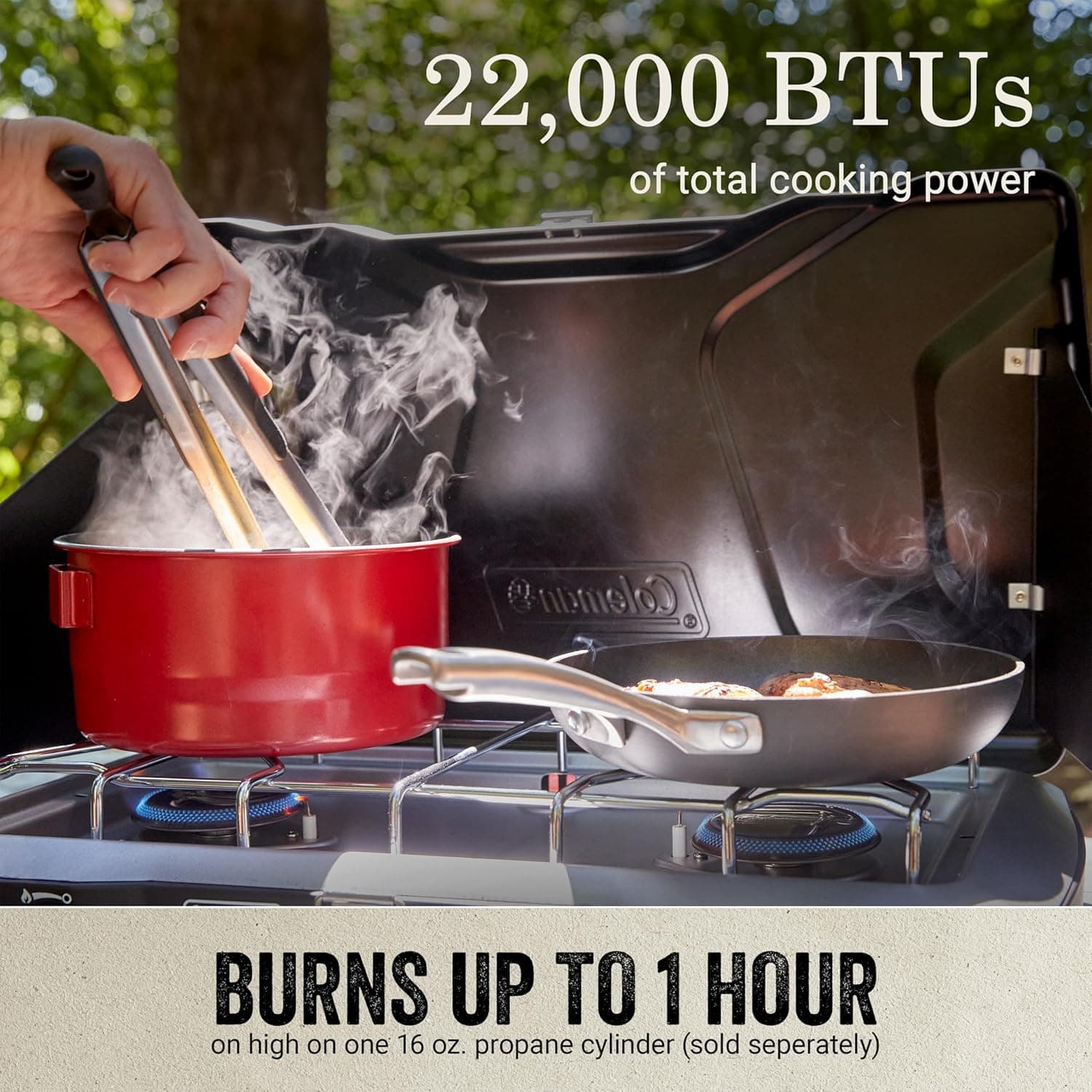 Coleman Triton+ 2-Burner Portable Propane Camping Stove - image 3