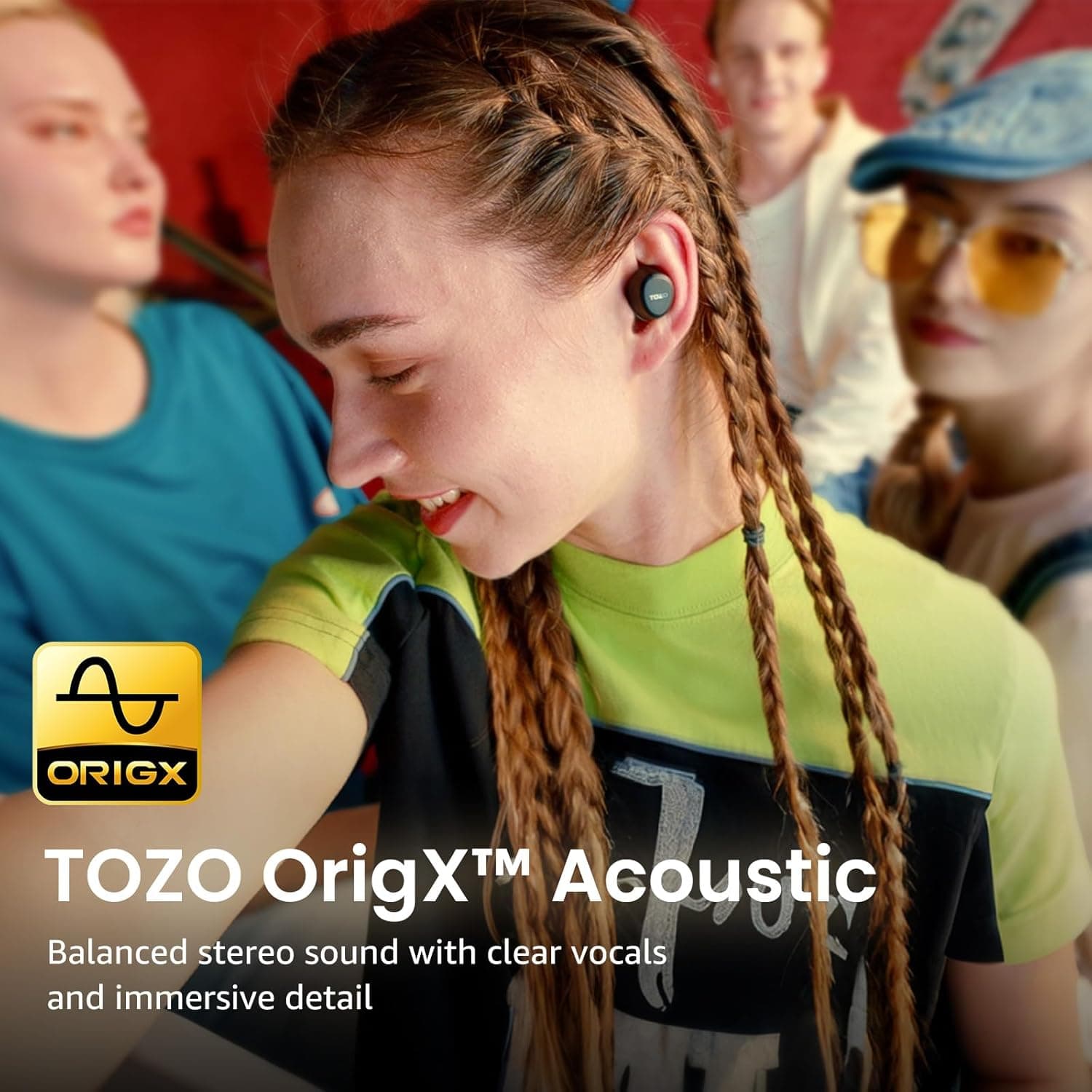 TOZO A1 Lightweight Wireless Earbuds with Charging Case - image 3