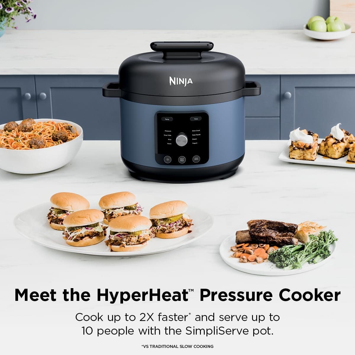 Ninja HyperHeat 9-in-1 Electric Pressure Cooker 6.5 Qt - image 2