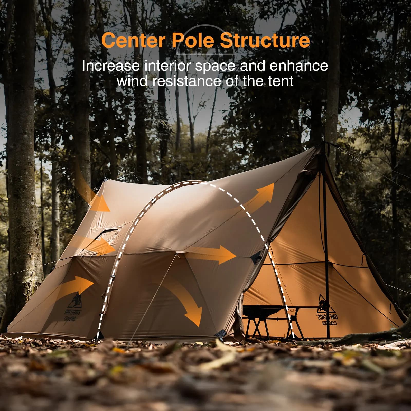 Onetigris ASH Hammock Canopy - 4 Person Camping Tent - image 3