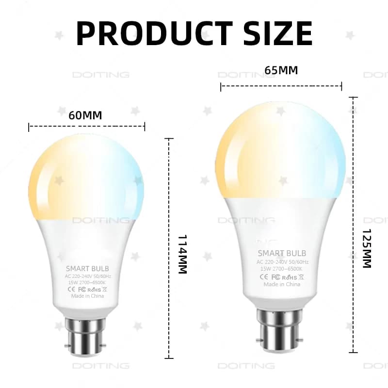 B22 Tuya WIFI Smart Bulb Lamps - image 3