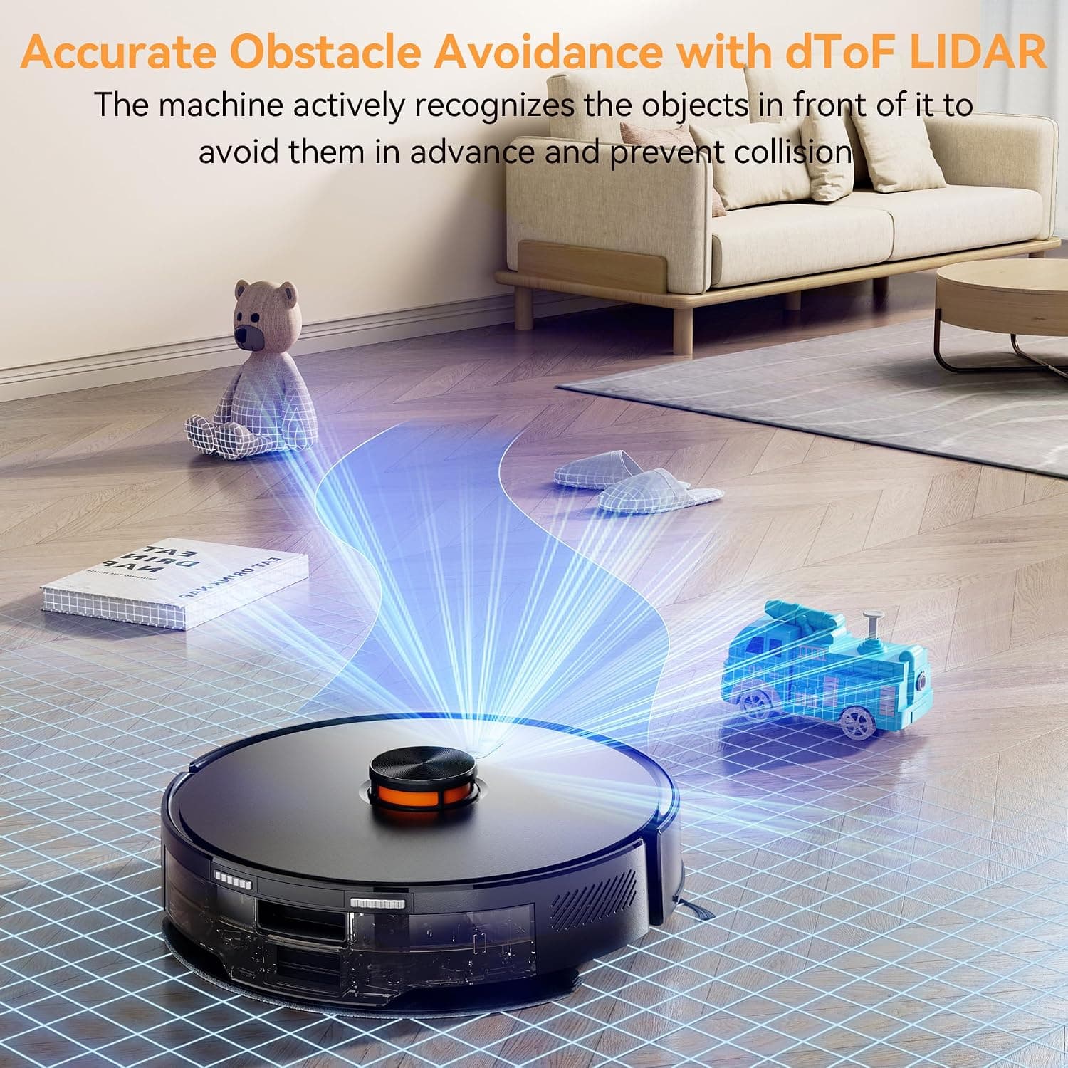 WSUANE Robot Vacuum and Mop Combo with Self-Empty Dock - image 4