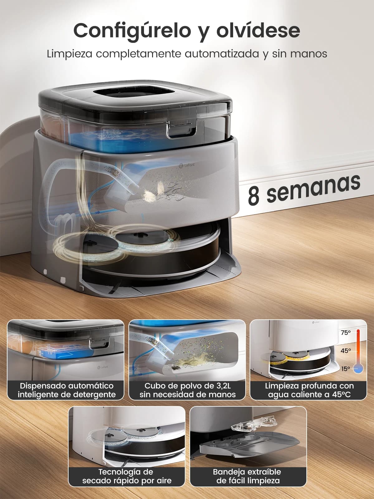 Lefant M3 Max Robot Vacuum and Mop - image 3