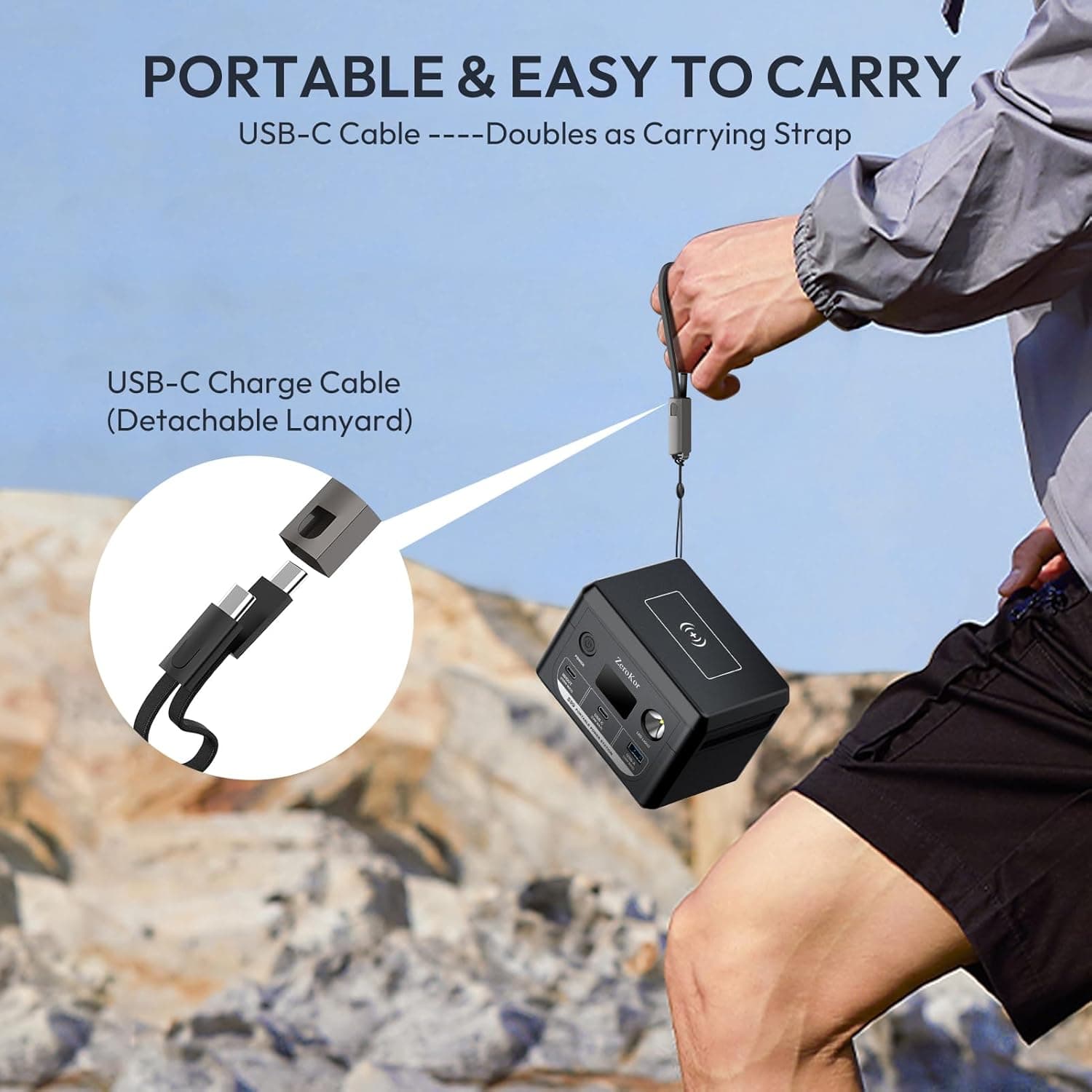 ZeroKor 100W Portable Power Station - image 5