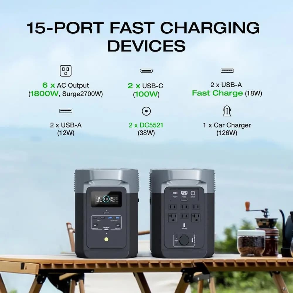 Portable Power Station 2, 1024Wh Battery - image 3
