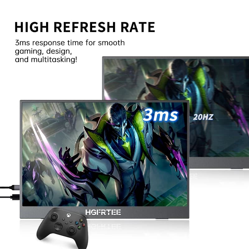 Portable 14.1 Inch Monitor - 1080P IPS Gaming Screen - image 3