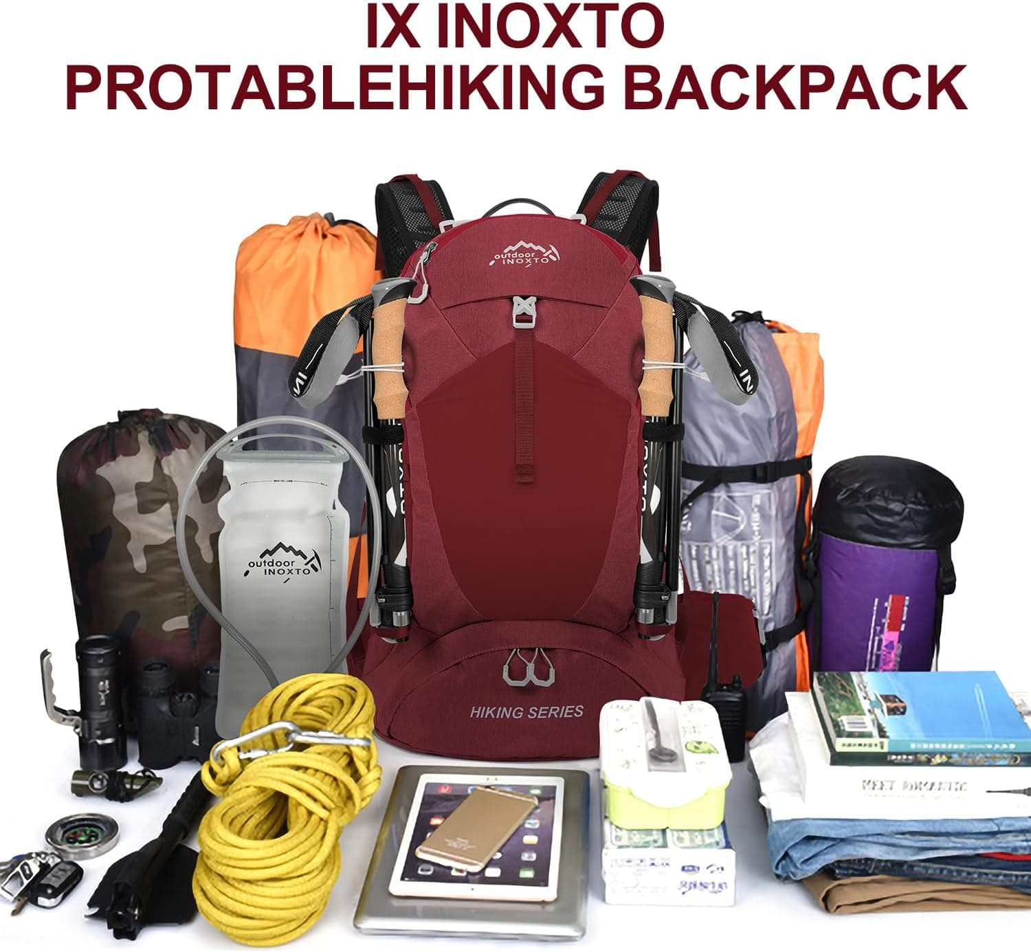 IX INOXTO 26L/40L Hiking Backpack with 3L Bladder - image 5
