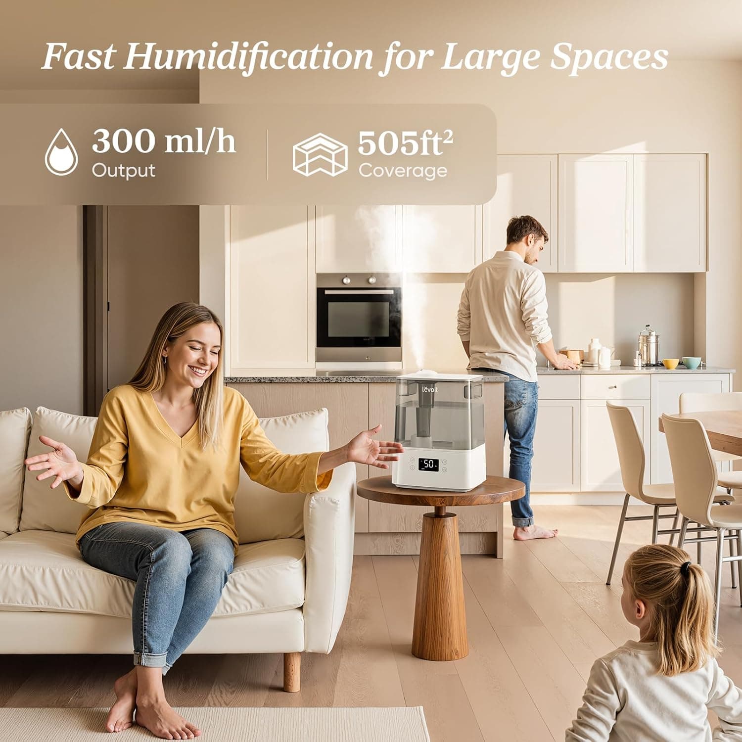 Levoit 6-Liter Top-Fill Ultrasonic Smart Humidifier - image 3