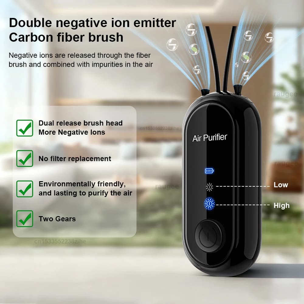 Portable Air Purifier Mini Travel Necklace - image 4