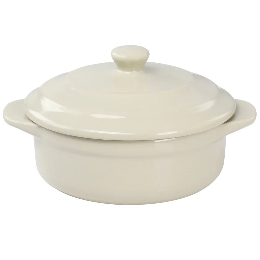 Stoneware Mini Casserole Dish Round Utility - image 2