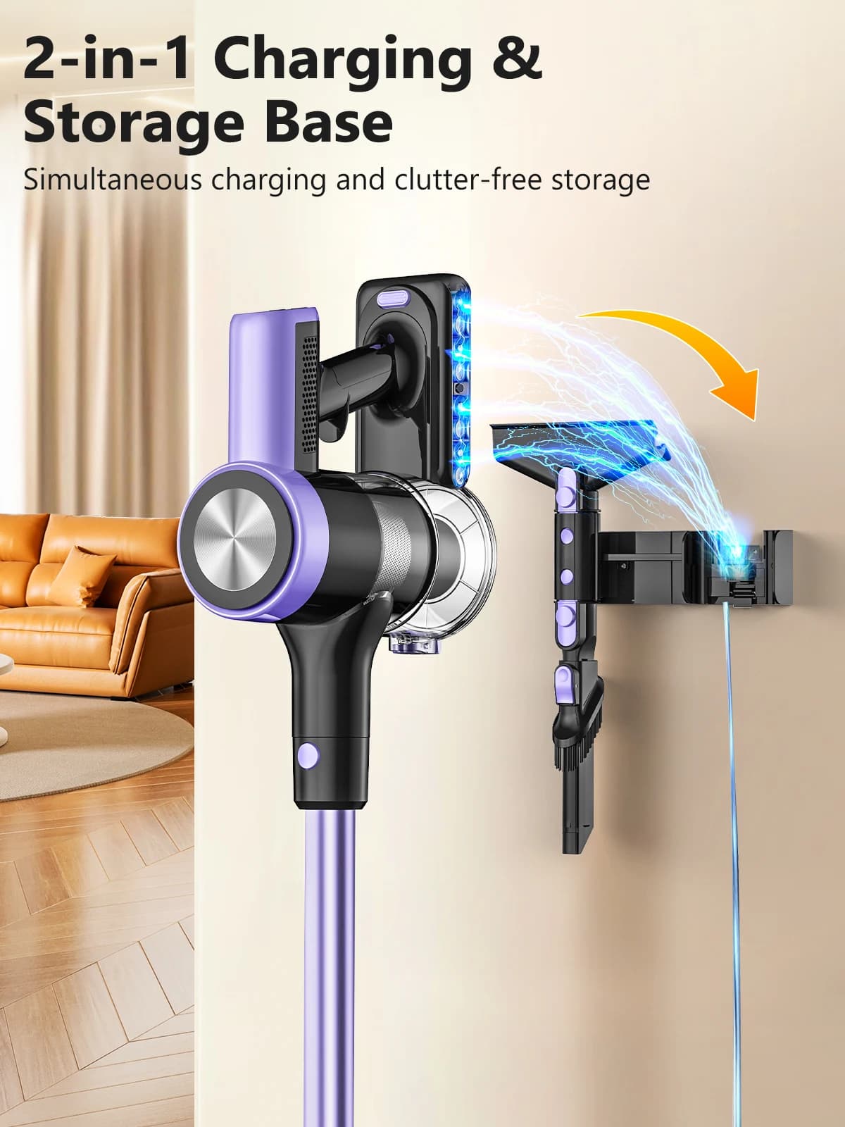 Self-Standing Cordless Vacuum Cleaner - image 5