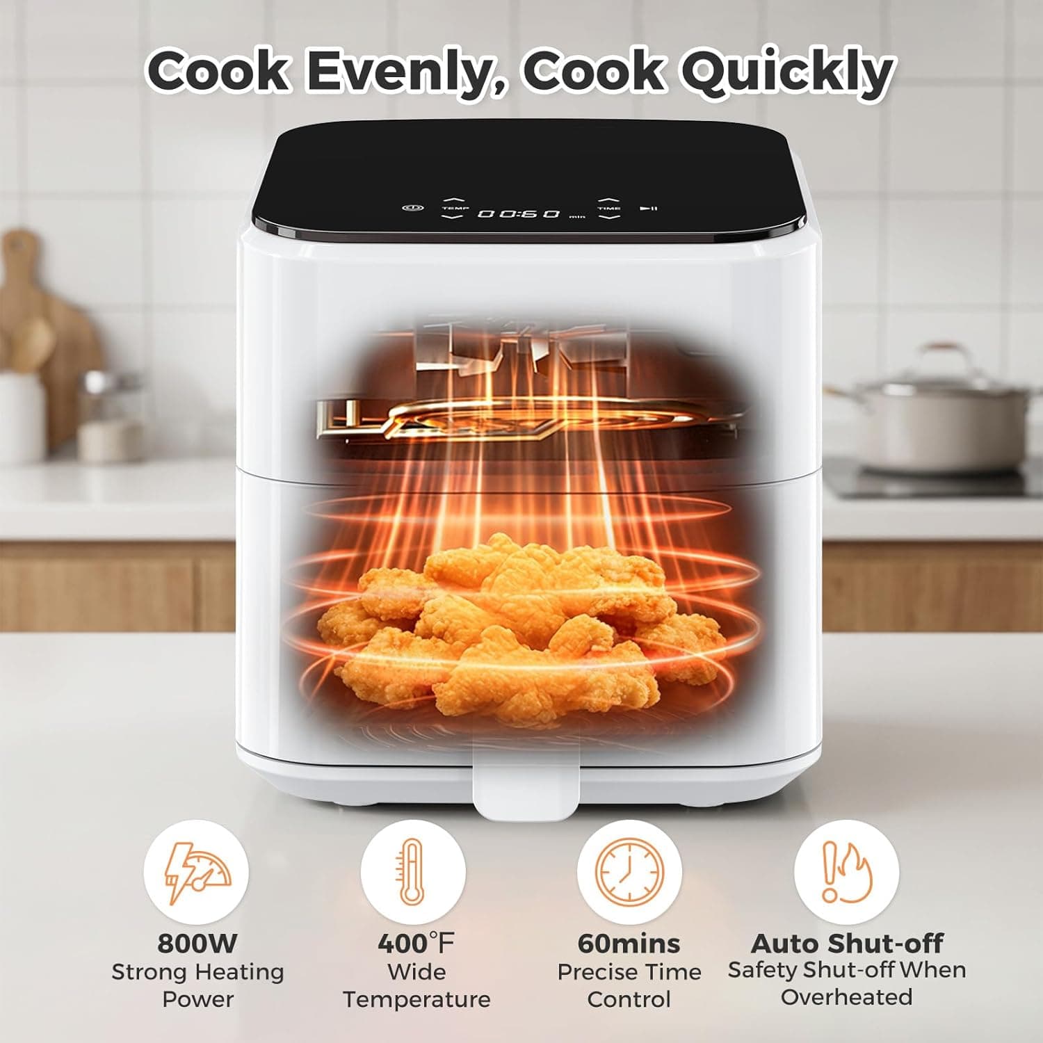 OLIXIS 3QT Air Fryer - image 3