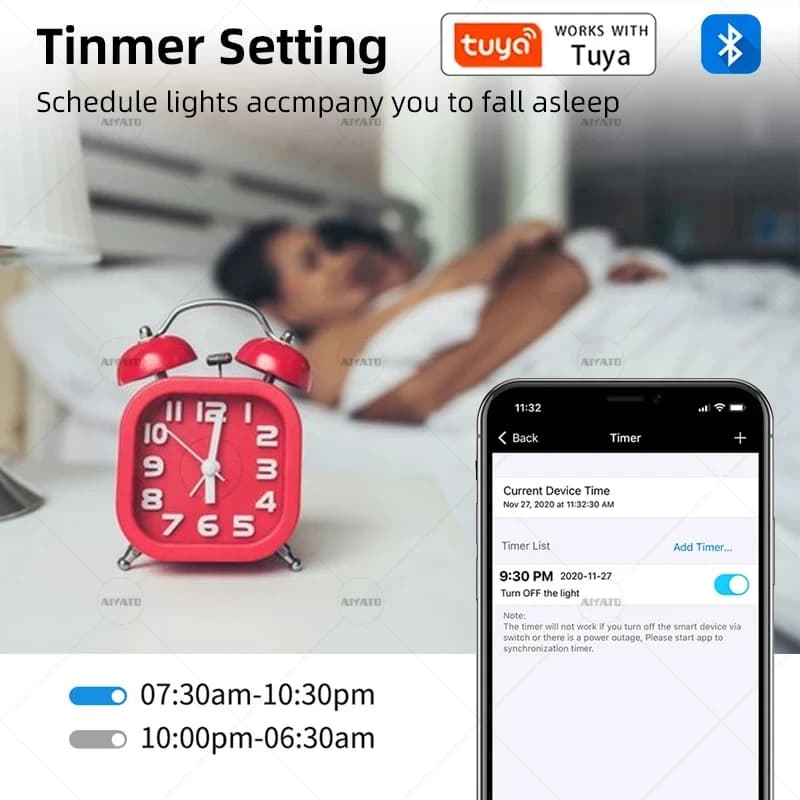 Smart Life APP Tuya LED Bulb Dimmable E27 B22 15W 18W - image 4