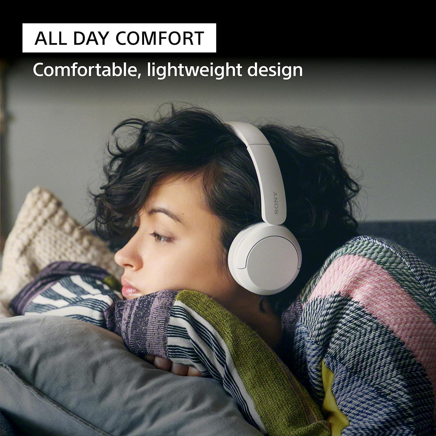 Sony WH-CH520 Bluetooth On-Ear Headphones with Mic - image 3