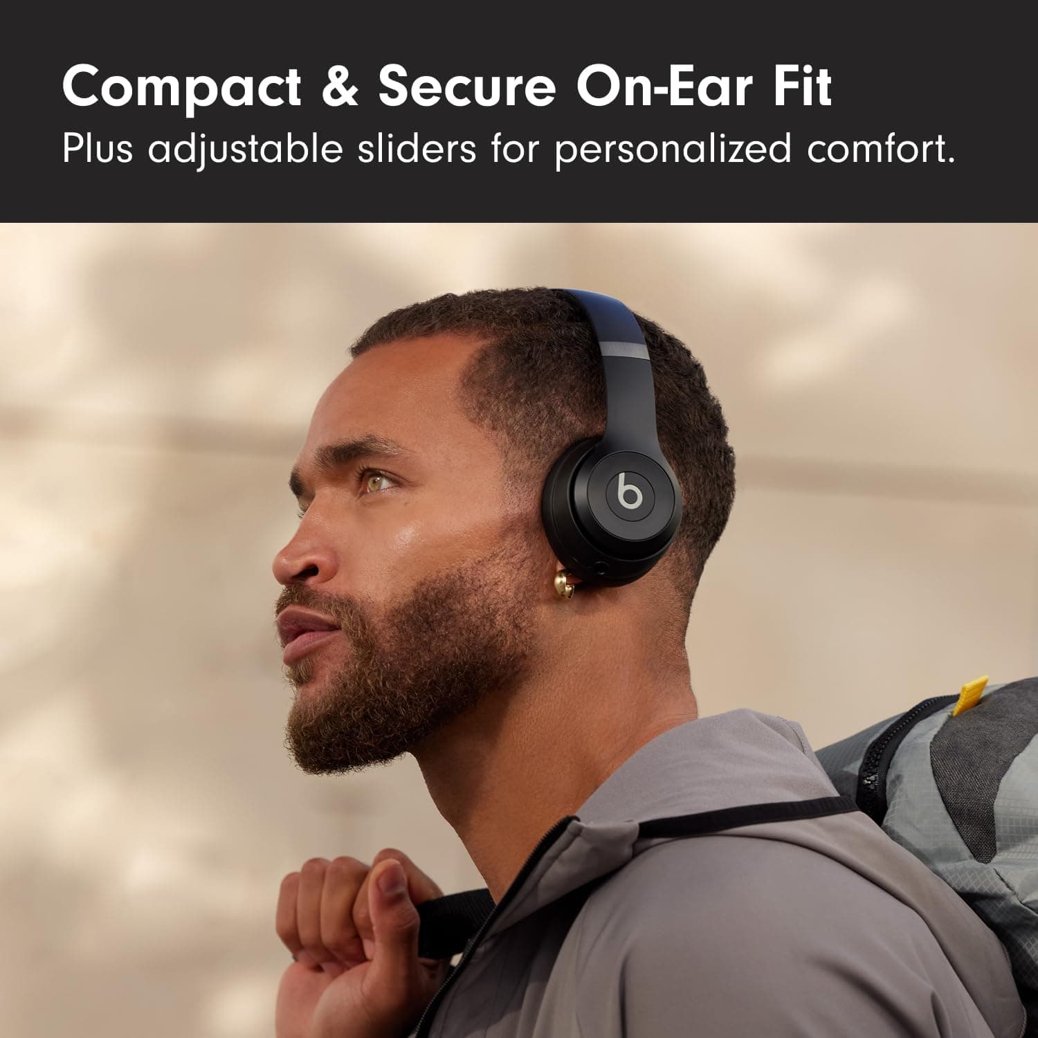 Beats Solo 4 Wireless On-Ear Headphones in Matte Black - image 3