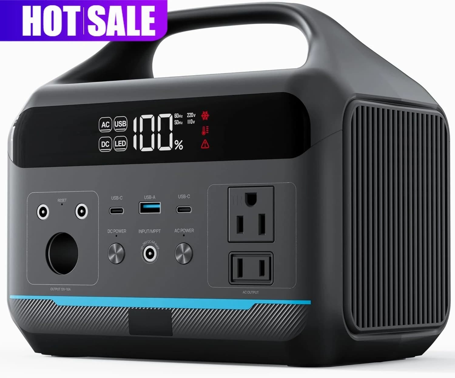 Portable Power Station 600W Solar Generator