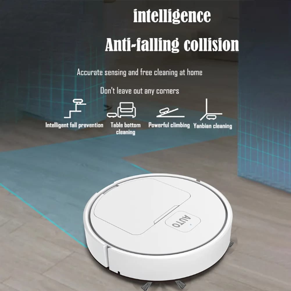 Robotic Vacuum Cleaner 3-in-1 for Home