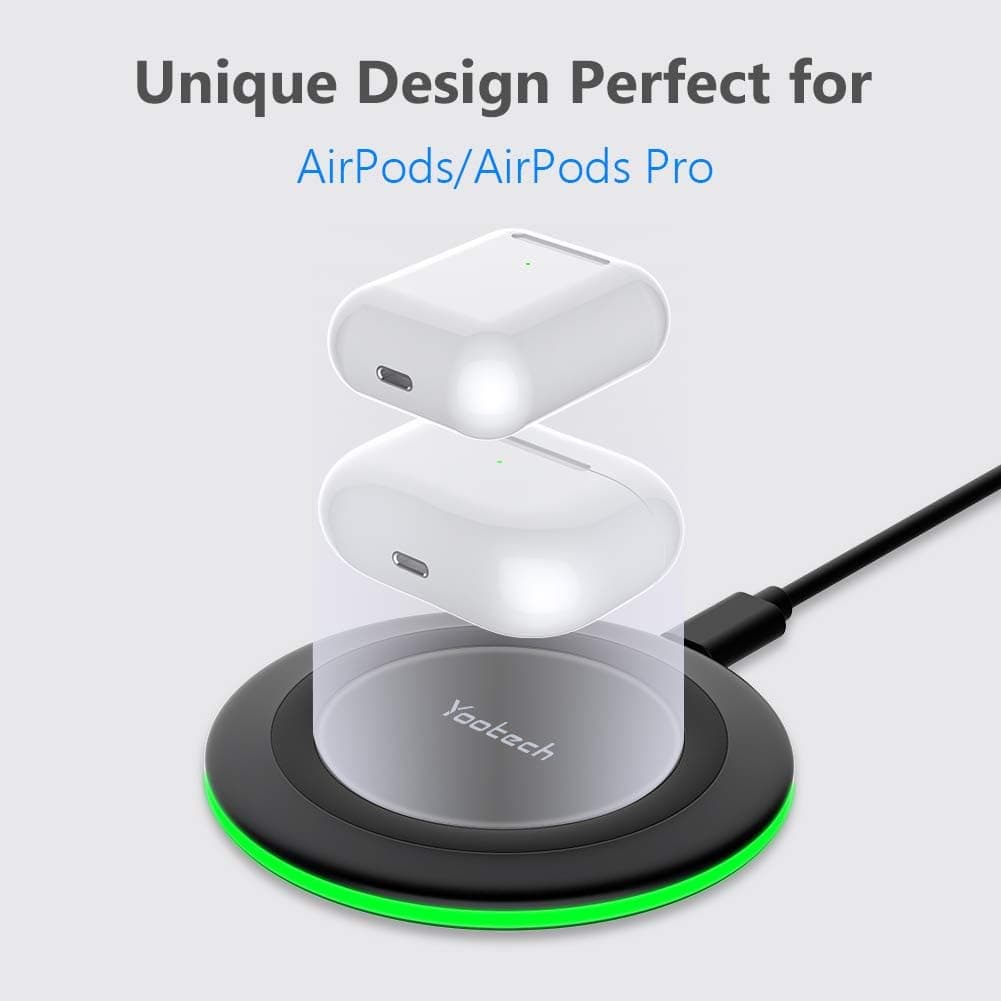 Yootech 10W Max Wireless Charging Pad for iPhone and Samsung - image 3
