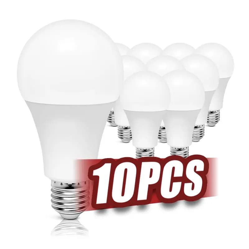 E27 LED Bulb - 10PCS Energy Saving Light Bulbs