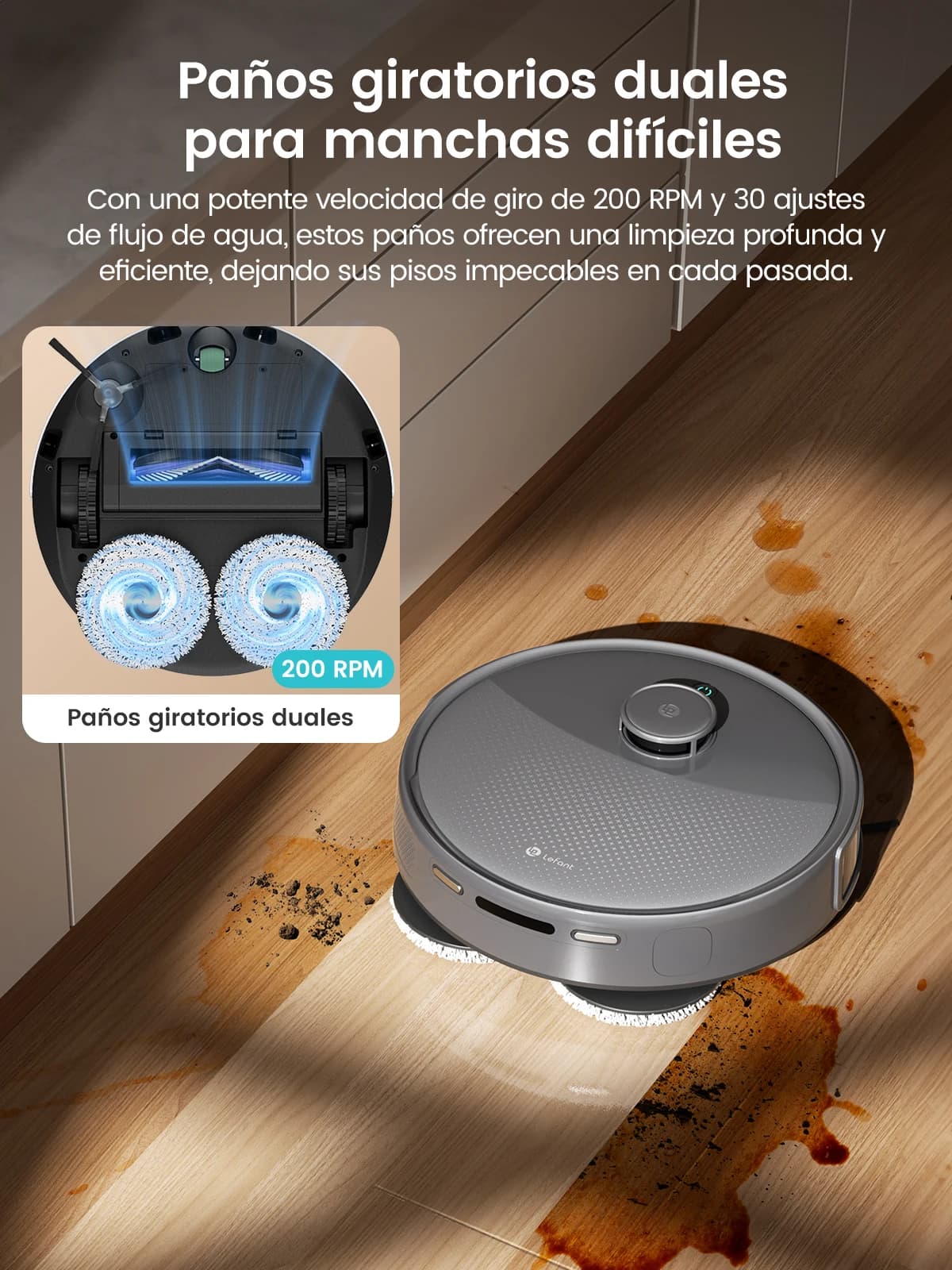Lefant M3 Max Robot Vacuum and Mop - image 2