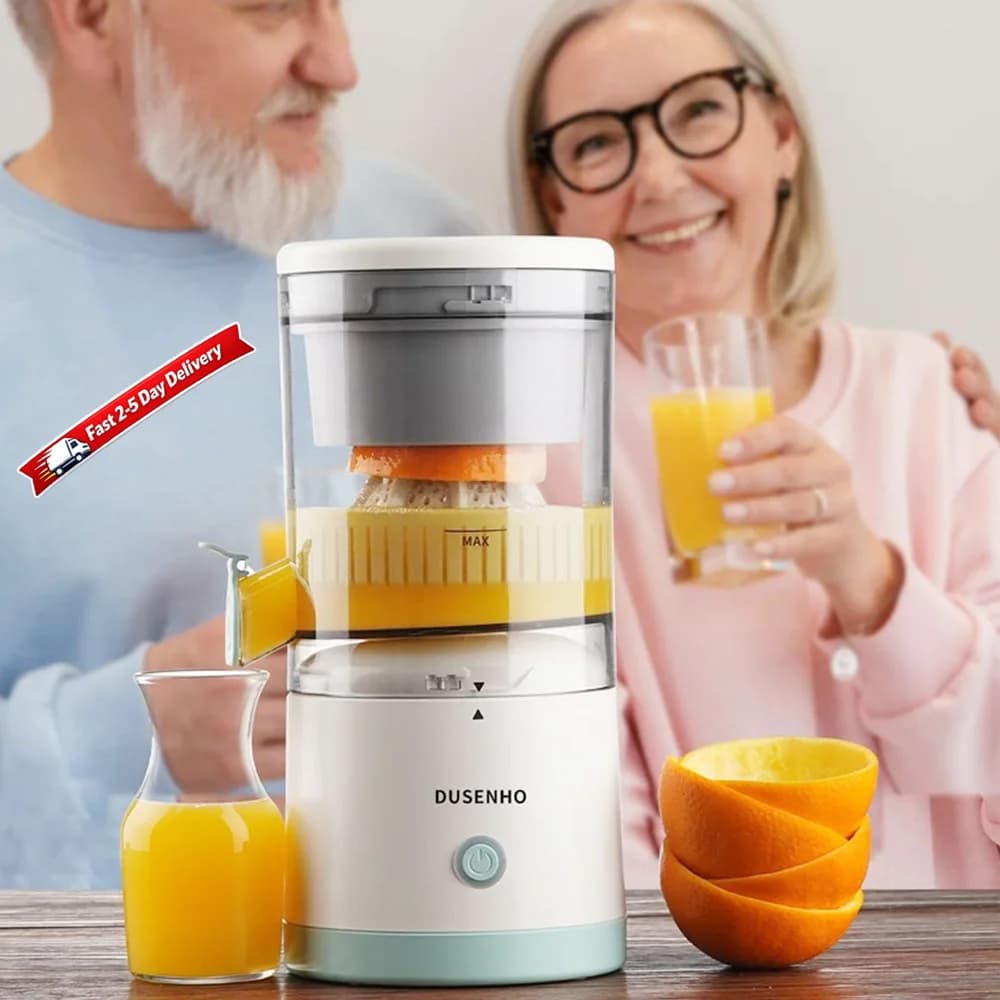 Portable Citrus Juicer with Cleaning Brush - image 2