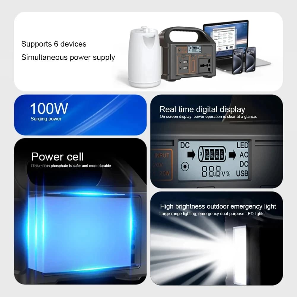 jsdsolar 100W Portable Power Station - image 3
