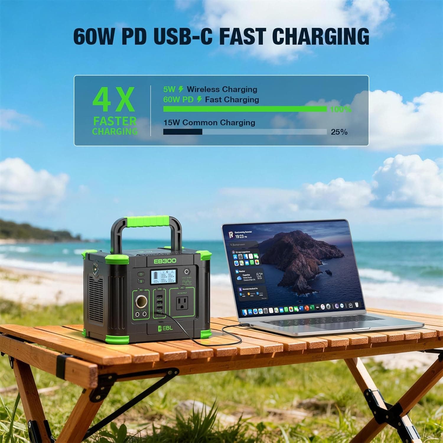 EBL Portable Power Station 300W - image 2