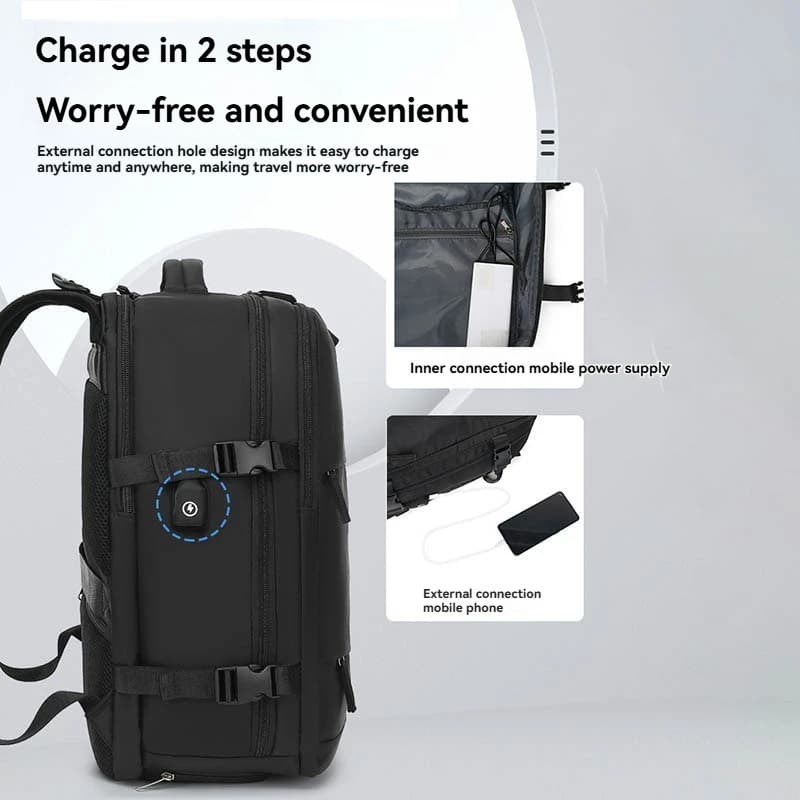 Premium Vacuum Travel Backpack with Air Cushion Technology - image 5