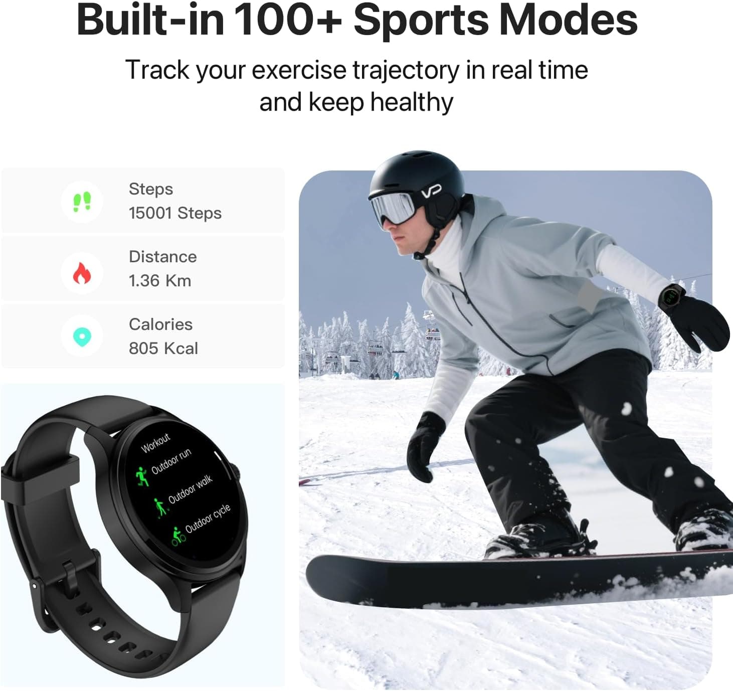 DIVElink Fitness Smartwatch with Bluetooth Calling - image 5