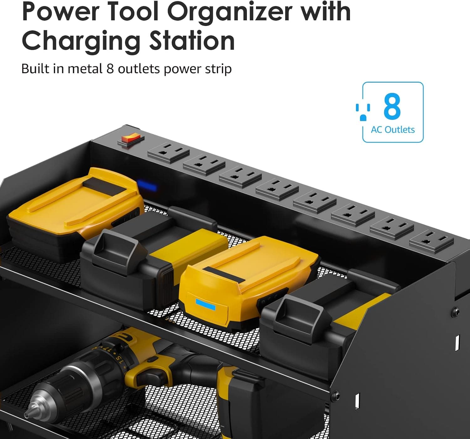 CCCEI Modular Power Tool Organizer and Charging Station - image 3