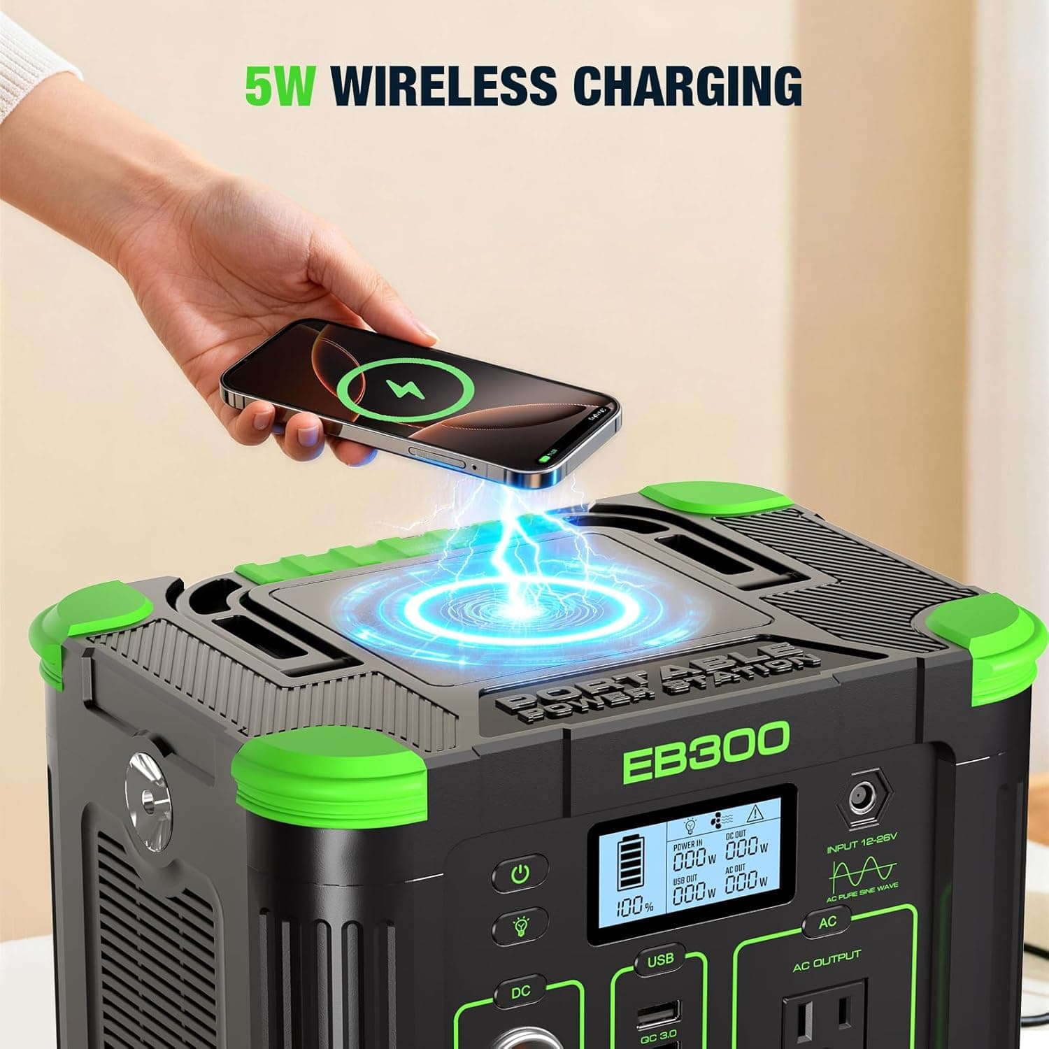 EBL Portable Power Station 300W - image 5