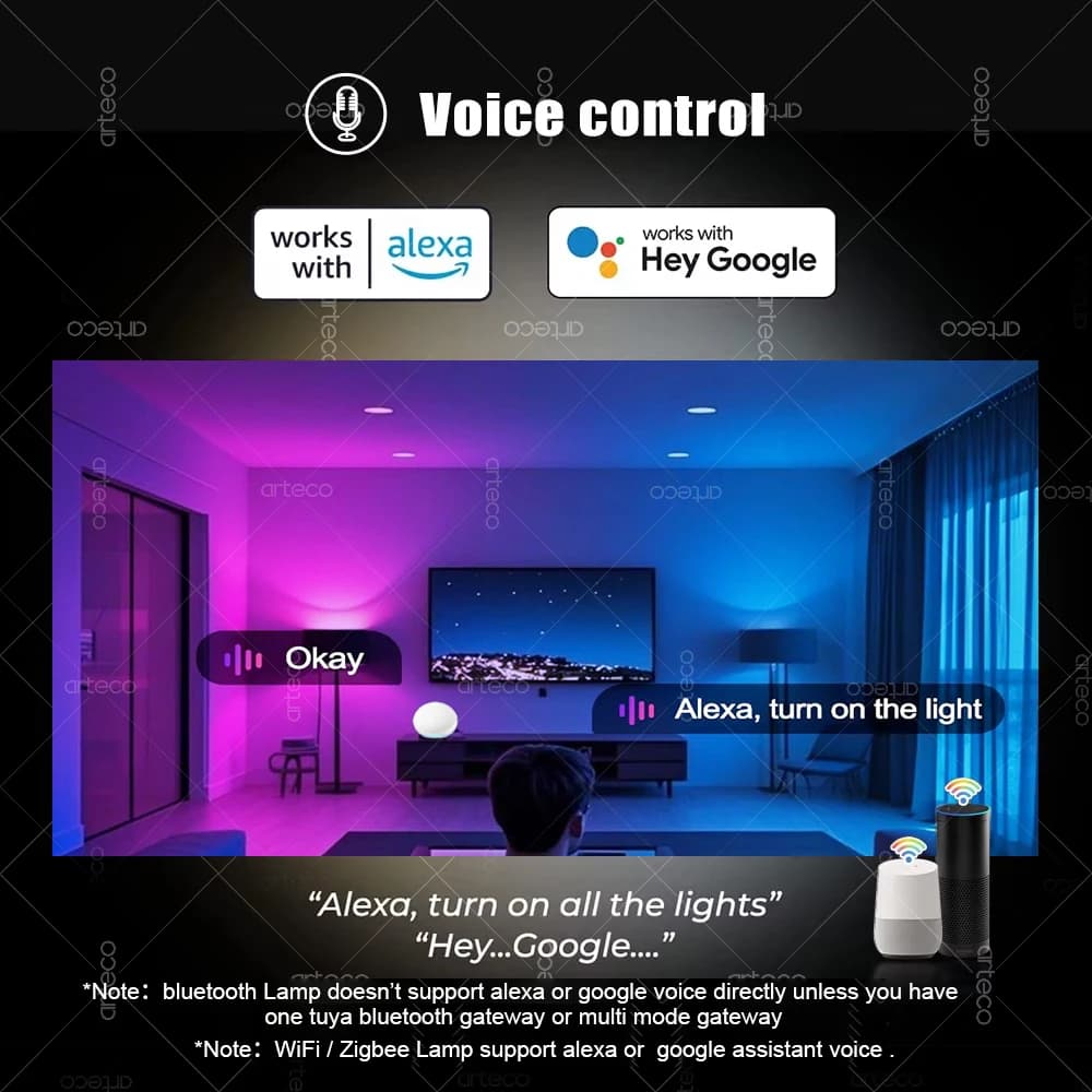 Tuya E27 GU10 E14 Smart LED Bulb - image 3