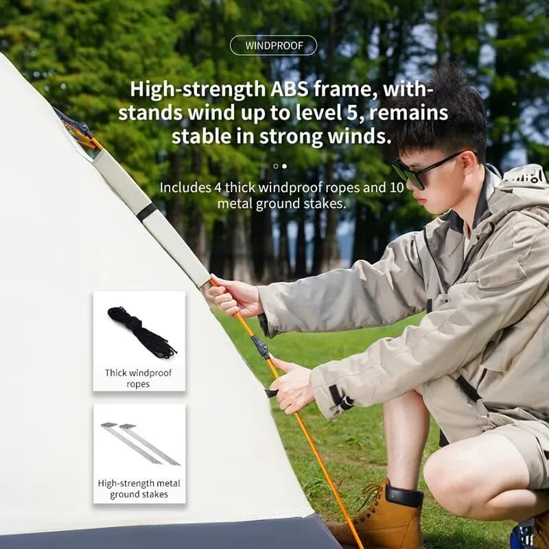 Outdoor Automatic Folding Tent for Family Camping - image 5