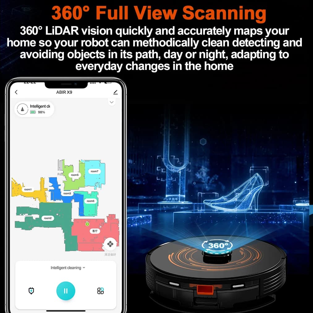 ABIR X9 Robot Vacuum Cleaner - image 4