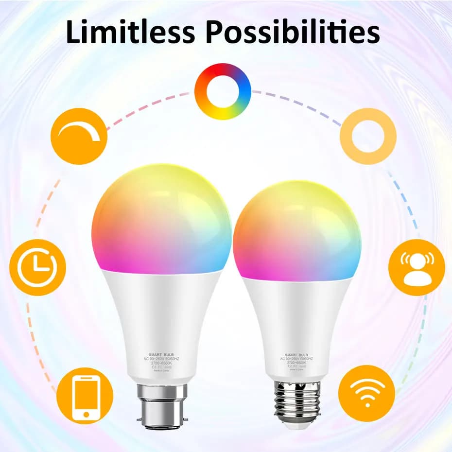 Zigbee Smart LED Light Bulb 15W E27 B22 - image 3
