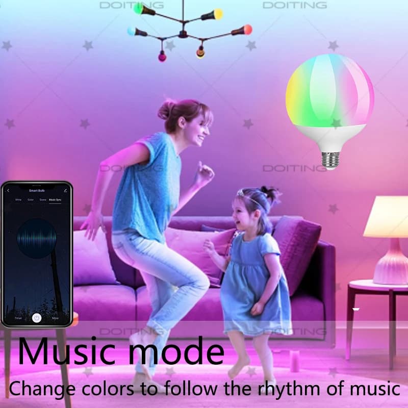 Tuya Bluetooth Smart Dragon Ball LED Bulb - image 4