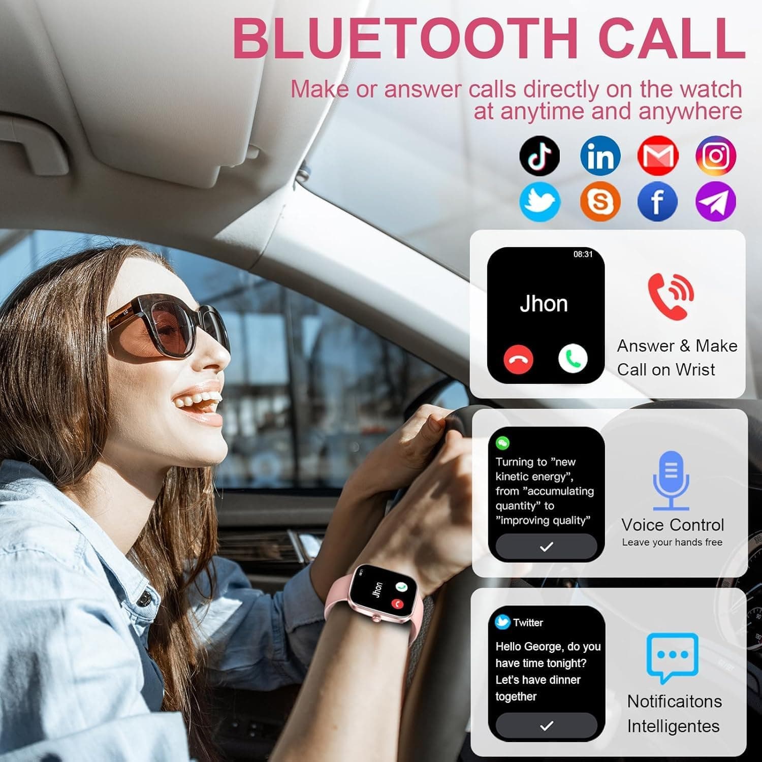 Versatile Smart Watch for Fitness and Calls - image 3