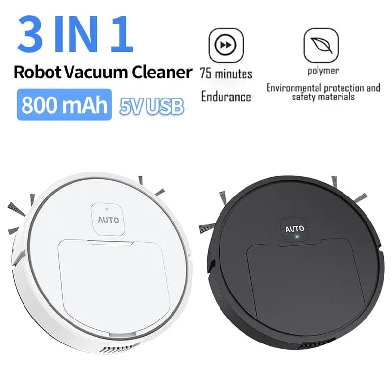 3-in-1 Robot Vacuum Cleaner and Mop Combo