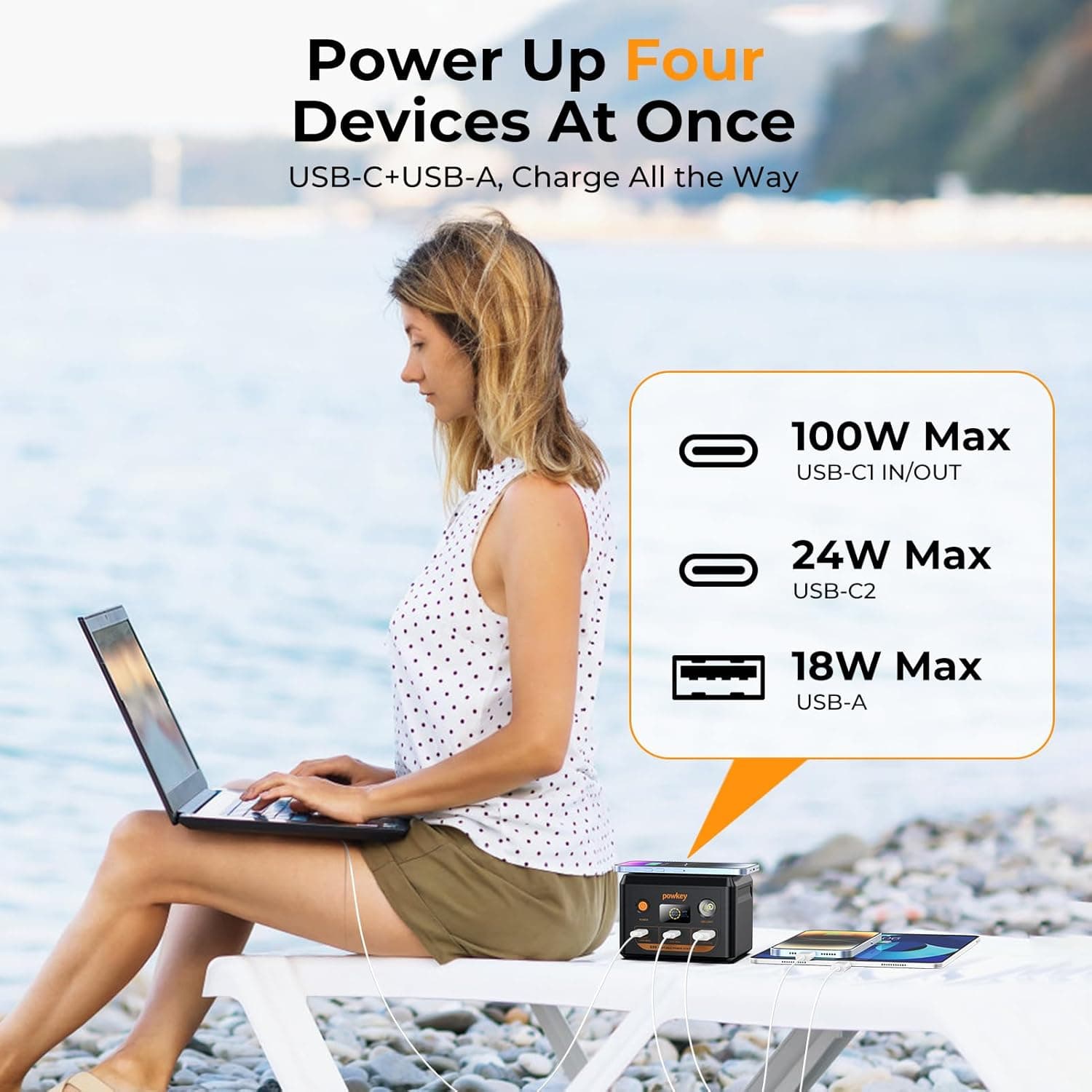 powkey Portable Power Station - image 2