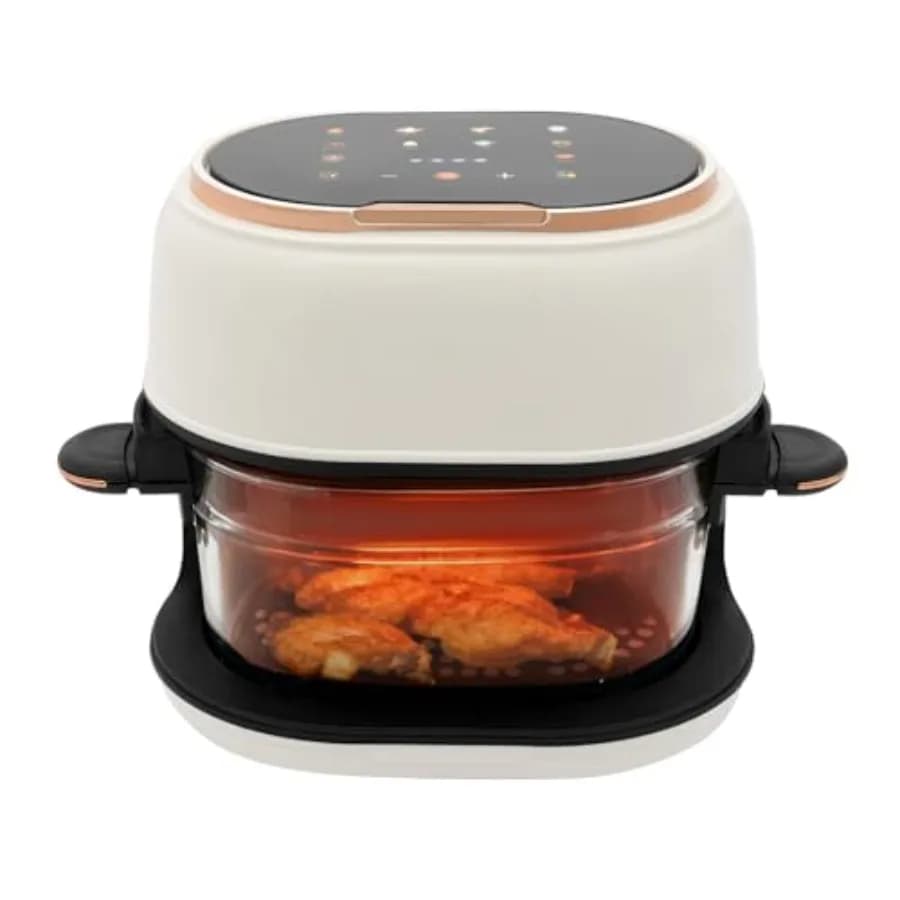 Air Fryer with Glass Basket - 4.2Qt