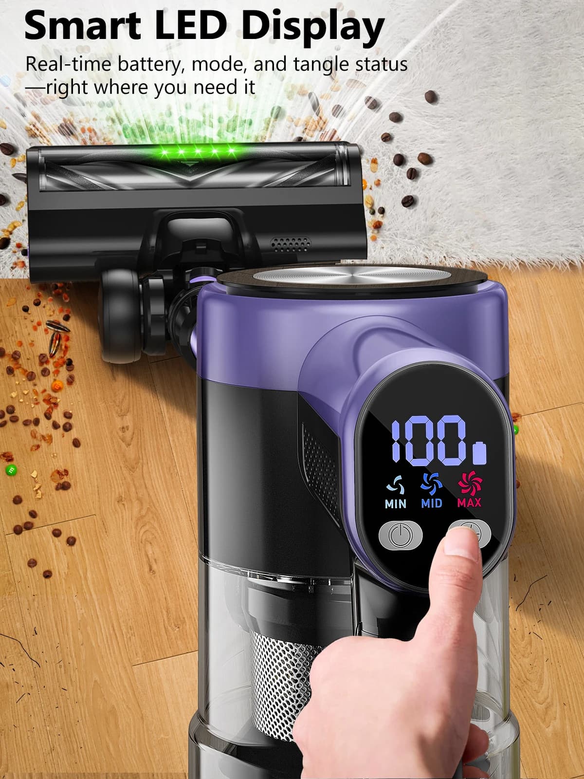 Self-Standing Cordless Vacuum Cleaner - image 3